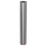 Tubo Inox. 125/1000