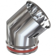 Codo Inox. 250/45º 
