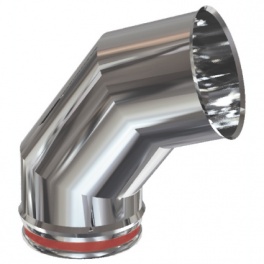 Codo Inox. 100/72º